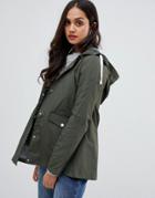 Brave Soul Digger Rain Coat - Green
