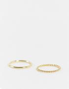 & Other Stories Multi Ring Set In Gold