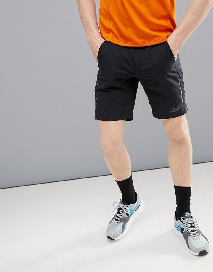 Jack Wolfskin Passion Trail Xt Shorts In Black - Black