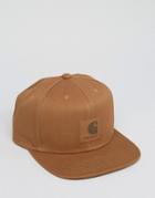 Carhartt Wip Snapback Cap Logo - Brown