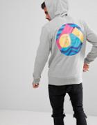 Friend Or Faux Sanko Back Print Hoodie - Gray