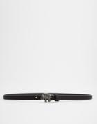 Asos Elephant Skinny Belt - Black