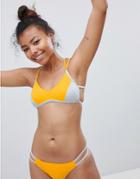 Free Society Mango Strappy Bikini Bottom - Multi