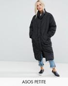 Asos Petite Mitten Puffer - Black