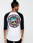 Friend Or Faux Santamonica Raglan - Black