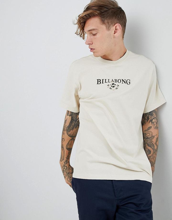 Billabong Rose Diamond T-shirt In Stone - Stone
