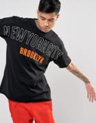 New Look T-shirt With Nyc Brooklyn Print In Black - Black