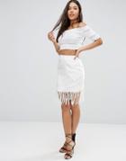 The Jetset Diaries Sahara Skirt - White