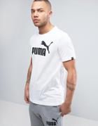 Puma Ess No.1 T-shirt In White 838241 02 - White
