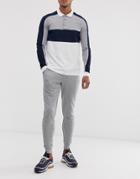 Asos Design Skinny Sweatpants In Gray Marl - Gray