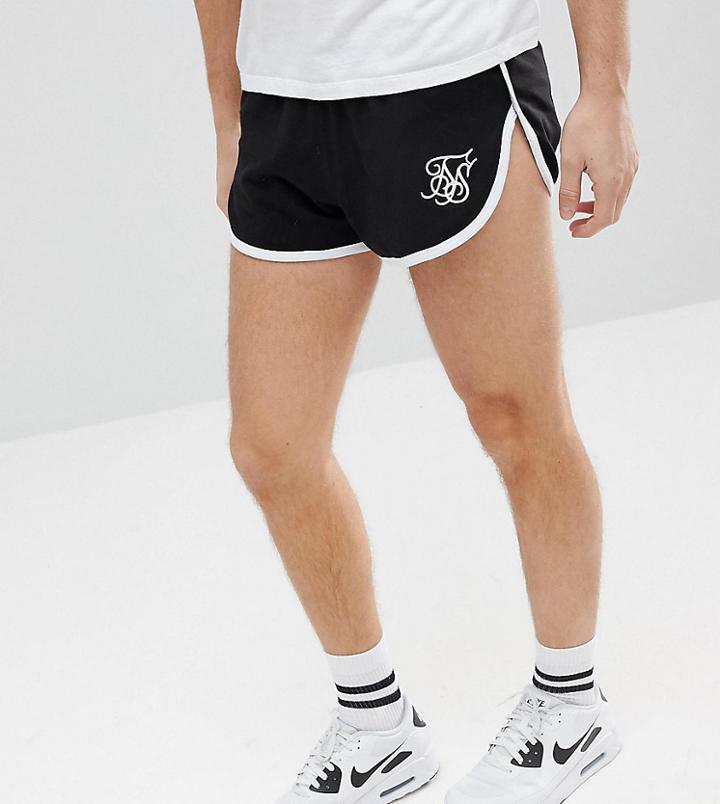 Siksilk Runner Shorts In Black Exclusive To Asos - Black