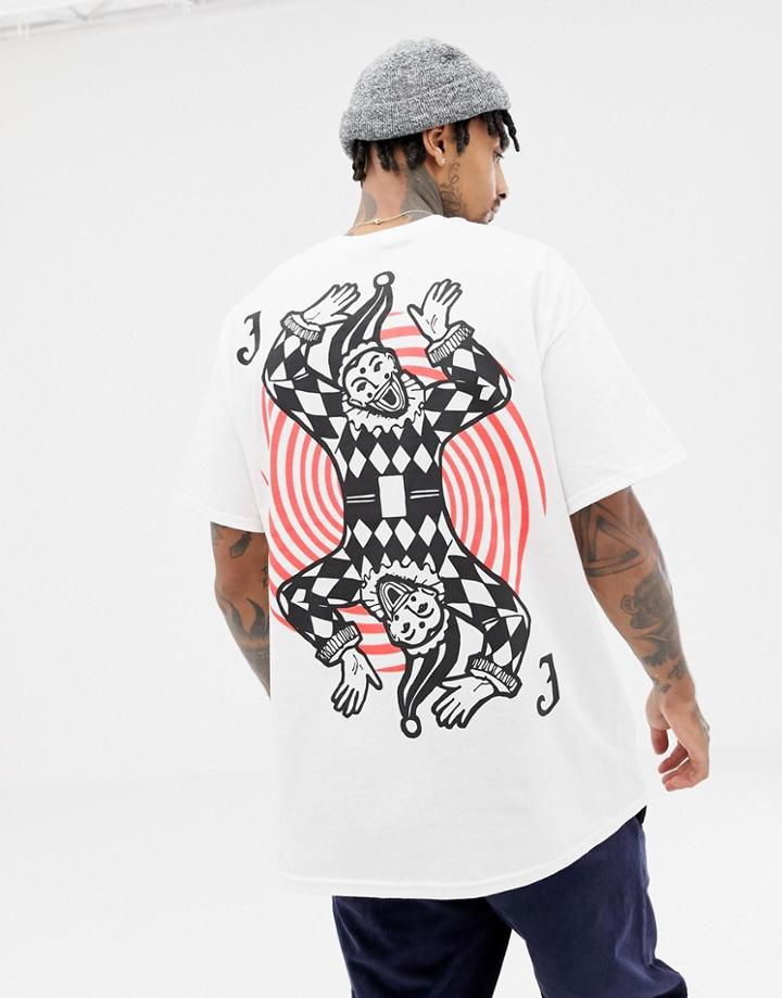 Hnr Ldn Joker Back Print T-shirt - White