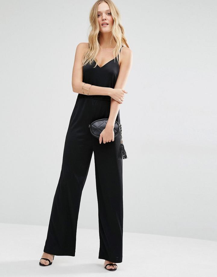Y.a.s Oil Jumpsuit - Black