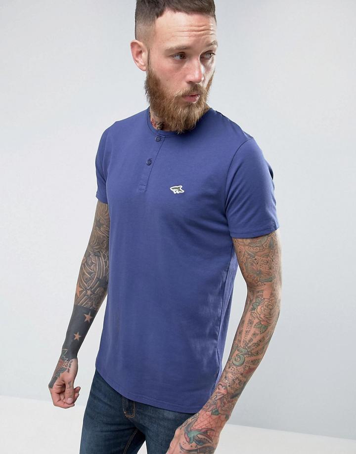 Le Shark Henley T-shirt - Navy