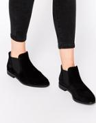 Truffle Collection Cece Chelsea Boots - Black Suede