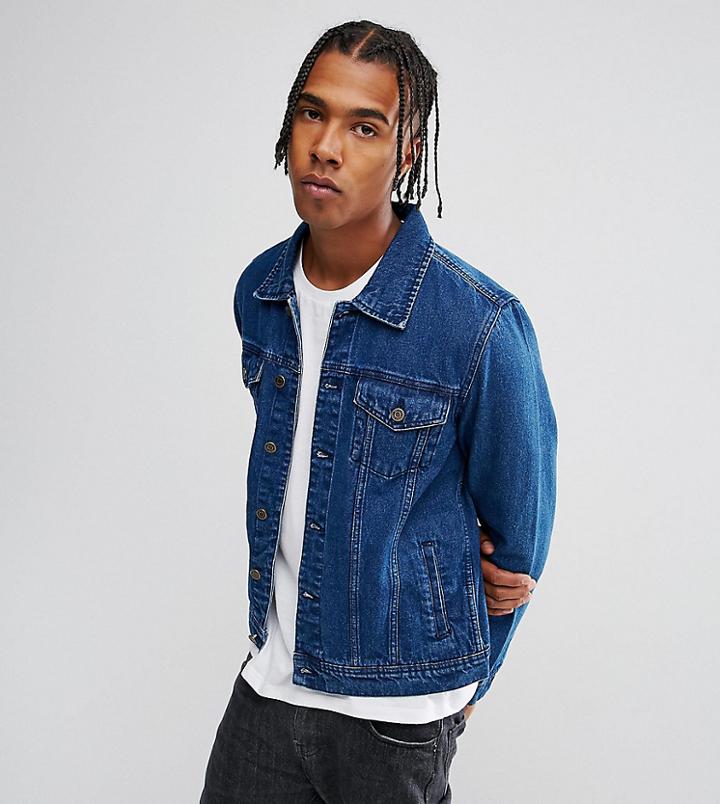 Brooklyn Supply Co Mid Wash Denim Jacket - Blue