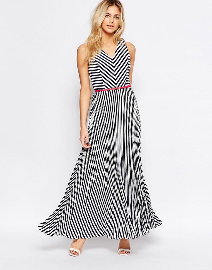 Oasis Stripe Maxi Dress