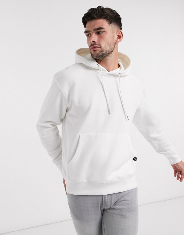 Jack & Jones Essentials Oversized Hoodie In White