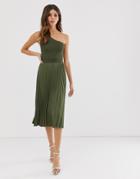 Ted Baker Miriom Pleated Midi Dress-green