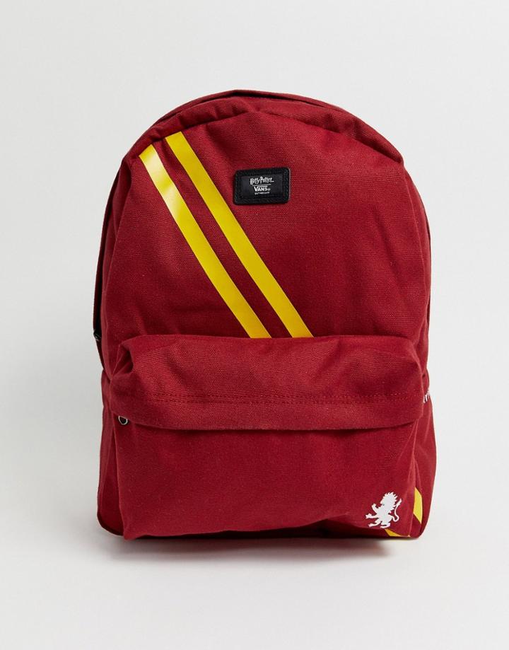 Vans X Harry Potter Slytherin Old Skool Iii Backpack In Red