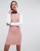 Asos Color Block Track Dress - Multi