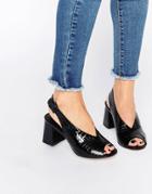 Asos Hollie Heeled Sandals - Black