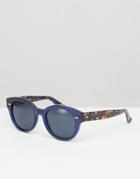 Gucci Tortioshell Round Sunglasses - Brown