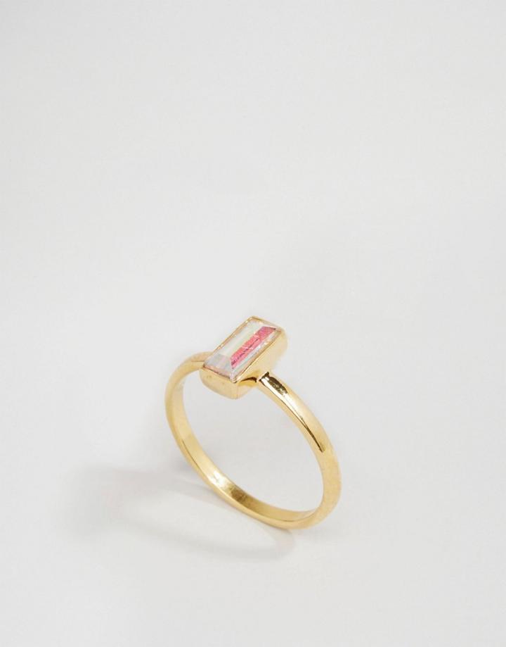 Me & Zena Baguette Ring - Gold