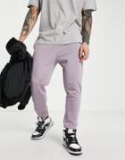 Topman Recycled Polyester Blend Sweatpants In Lilac - Part Of A Set-purple