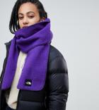 The North Face Denali Fleece Scarf In Purple - Purple