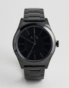 Armani Exchange Men's Stainless Steel Watch - Black