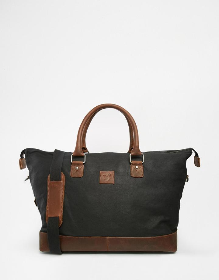 Lyle & Scott Canvas Carryall - Black