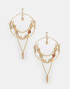 Asos Disc Festival Drop Earrings - Multi