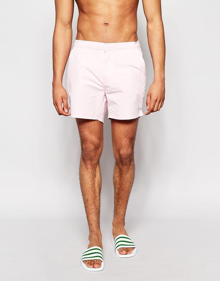 Threadbare Riviera Pink Swim Shorts - Pink