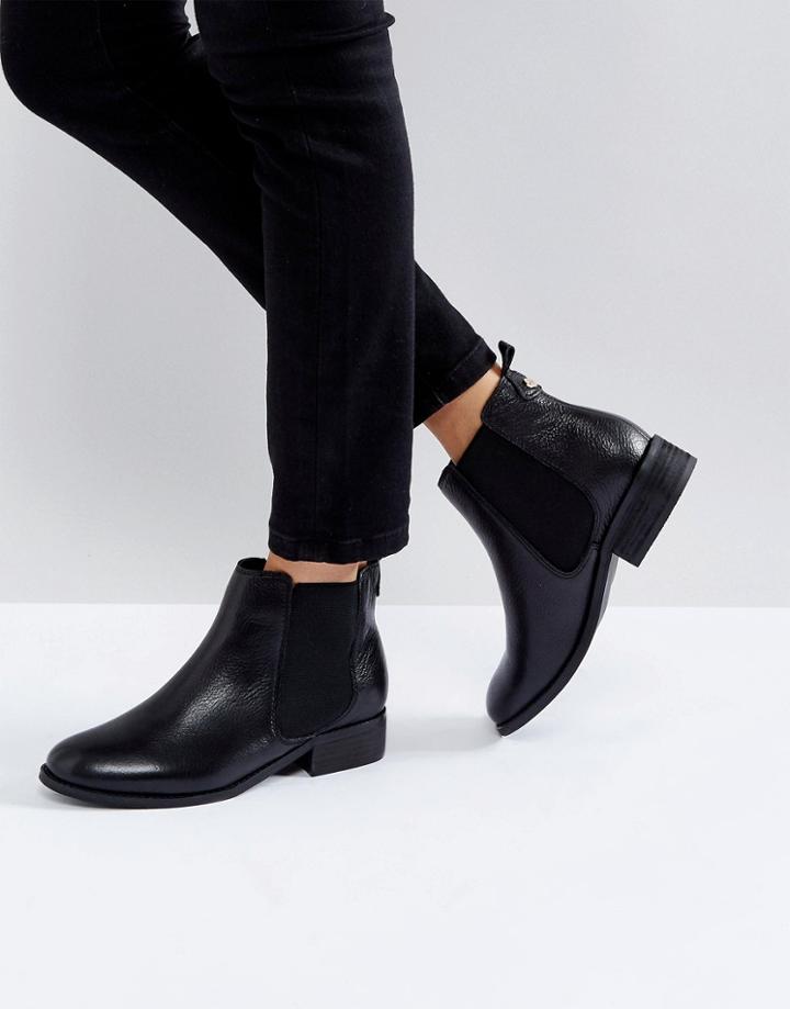 Carvela Leather Chelsea Boots - Black