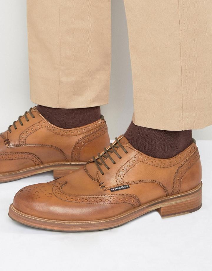 Ben Sherman Patrick Brogues - Tan