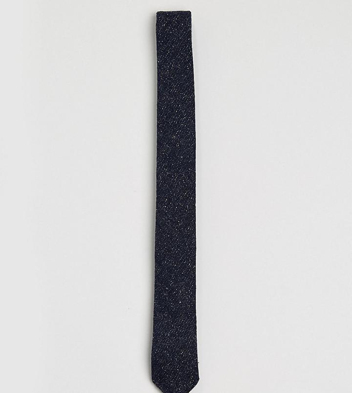 Noak Tie In Fleck - Navy