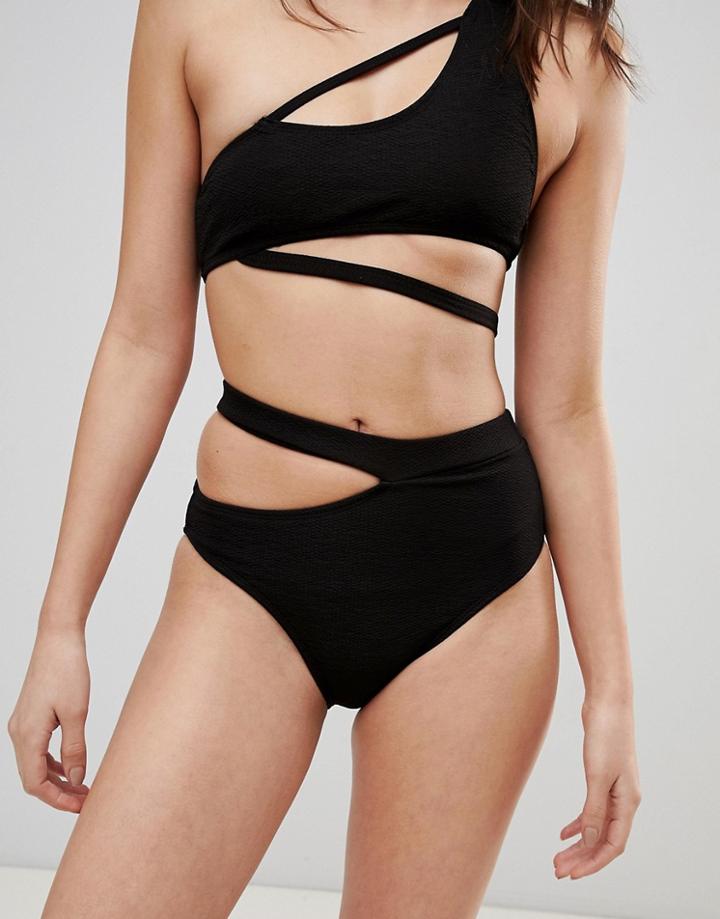 Motel Dreama Bikini Bottom - Black