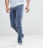Asos Tall Skinny Jeans In Smokey Blue - Blue