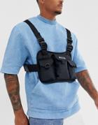 Nicce Chest Rig Bag With Logo In Black - Black