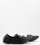 Simply Be Extra Wide Fit Astrid Ballet Flats In Black
