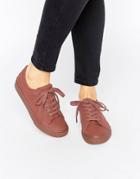 Asos Diaz Lace Up Sneakers - Brown