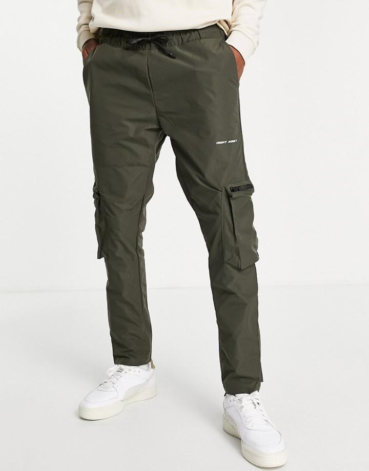 Night Addict Cargo Pants In Green