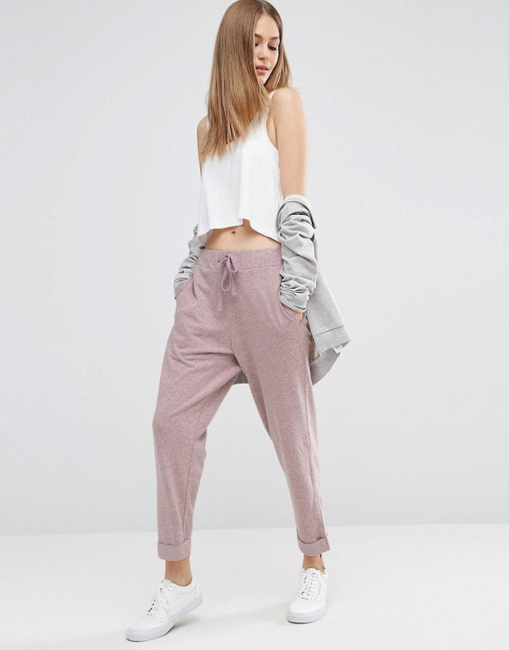 Asos Super Slouch Oversized Joggers - Purple