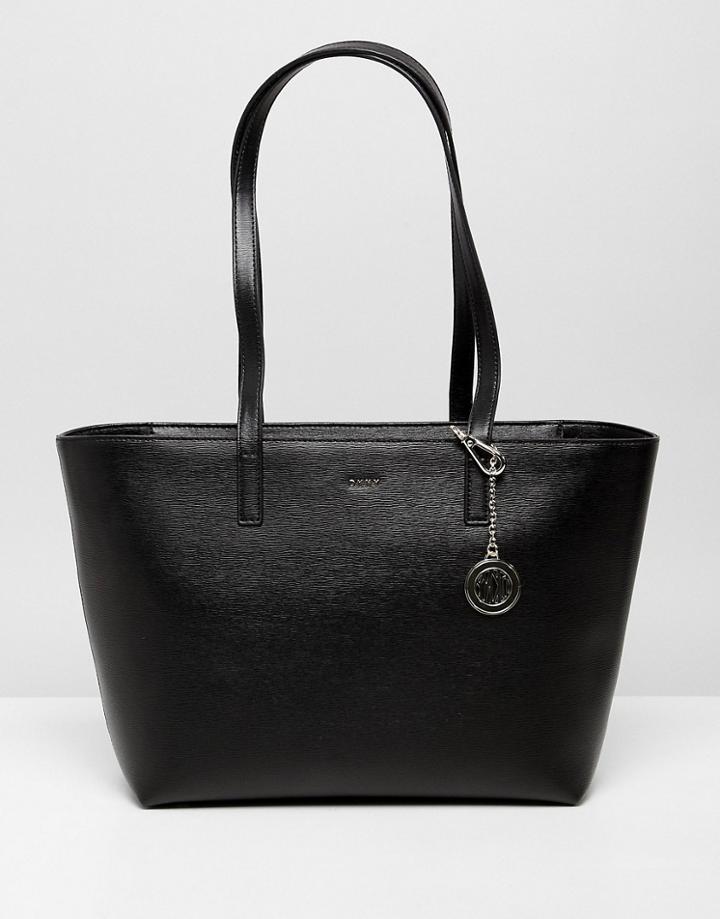Dkny Bryant Sutton Tote In Black - Black