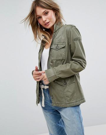 Abercrombie & Fitch Shirt Jacket - Green