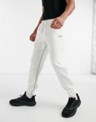 The Couture Club Pocket Signature Sweatpants In Off White