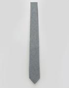 Original Penguin Silk Tie In Herringbone With Multi Color Fleck - Navy