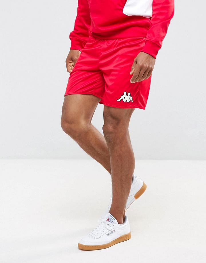 Kappa Ludo Logo Sport Shorts - Red
