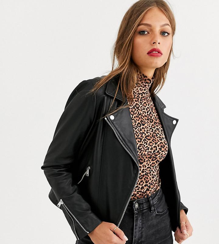 Lab Leather Classic Biker Jacket